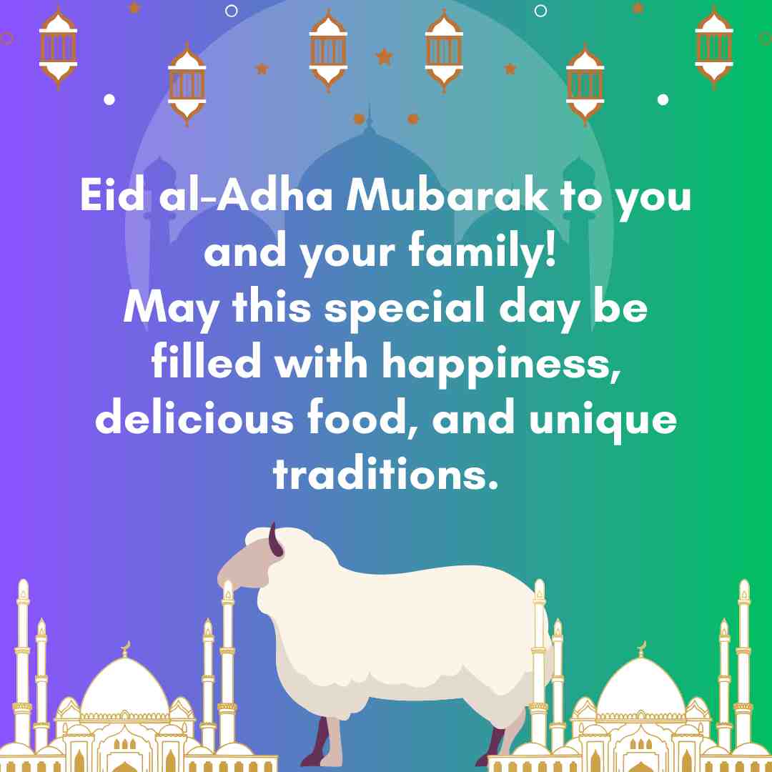 happy eid al adha mubarak wishes