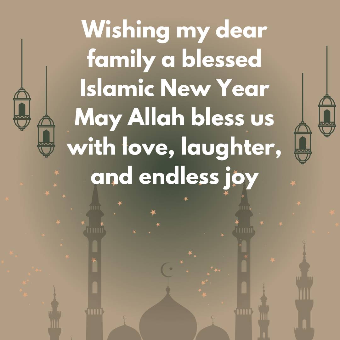 Islamic New Year Wishes for Family