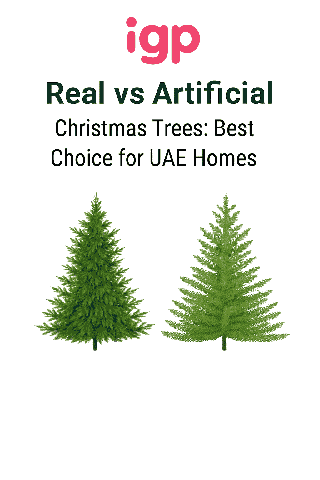Real vs Artificial Christmas Trees